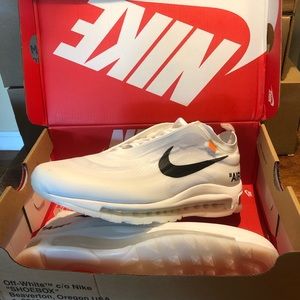 Nike air max 97 off white 9.5 us